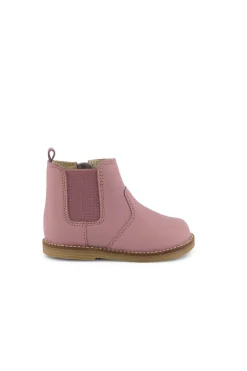 Leather Boot with Elastic Side - Lilium