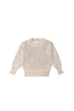 Leon Jumper - Oatmeal Balm Wolf Fleck