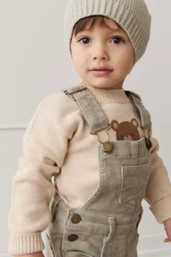 Leon Jumper - Oatmeal Marle Jacquard Bobbie Bear