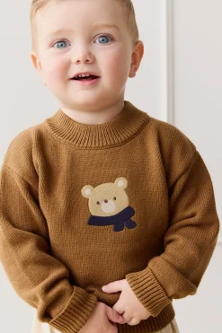 Leon Knit Jumper - Cosy Bobbie Autumn Bronze