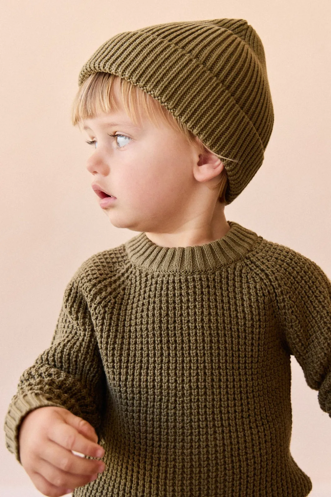 Leon Knitted Beanie - Cricket