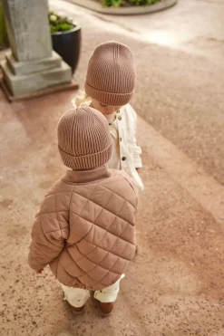 Leon Knitted Beanie - Pale Terracotta