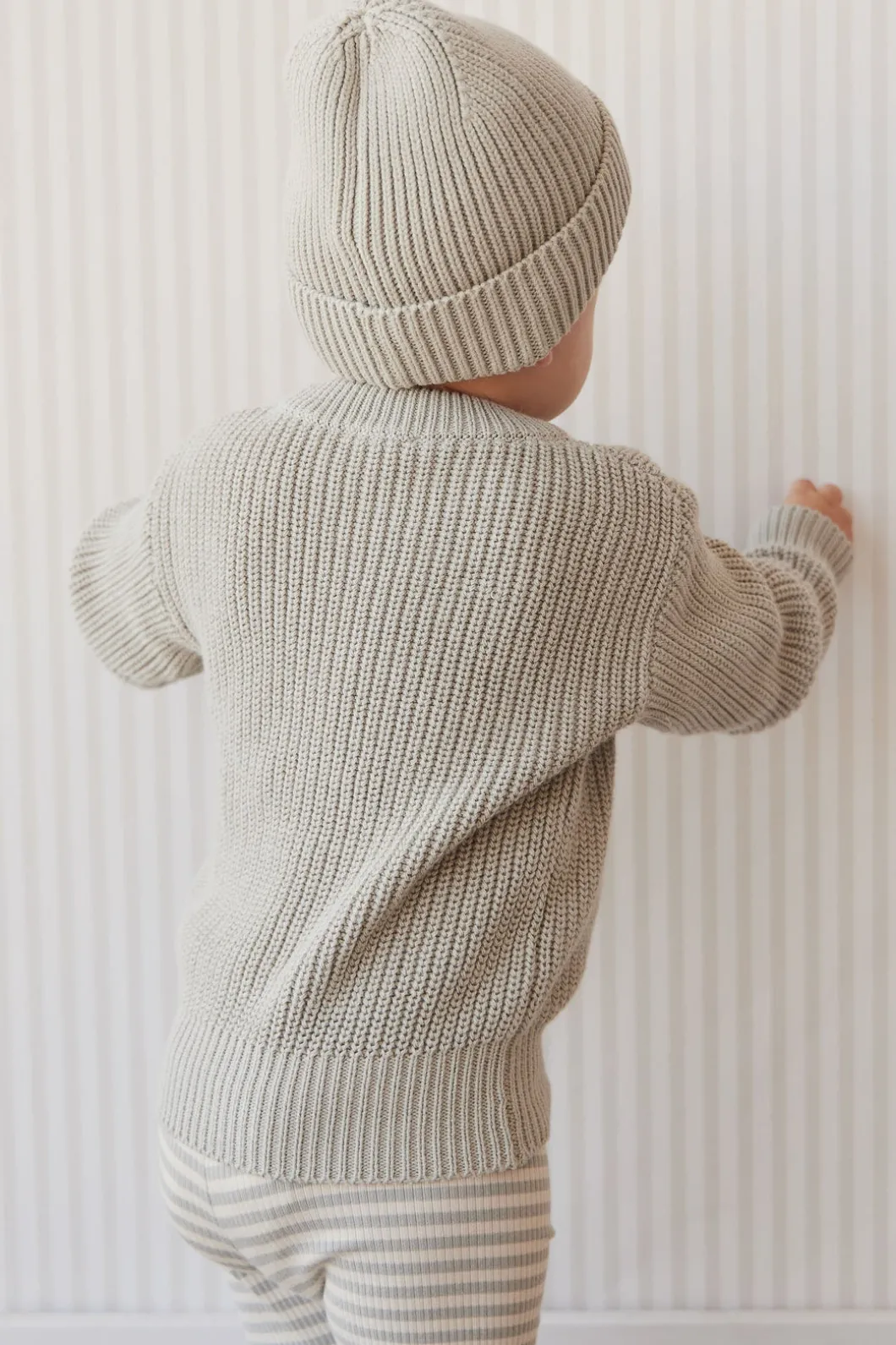Leon Knitted Beanie - Willow