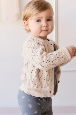 Livvy Cardigan - Light Oatmeal Marle