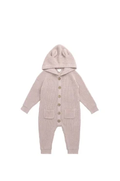 Luca Knitted Onepiece - Soft Misty Marle