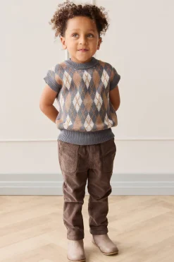 Marcus Knit Vest - Marcus Jacquard Arctic