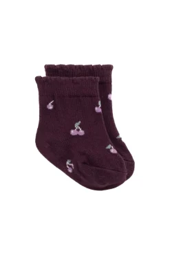 Mirabel Sock - Cherry Love Plum