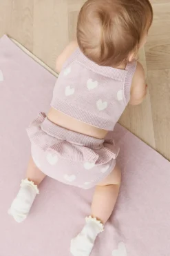 Molly Bloomer - Heart Jacquard Ballerina Marle