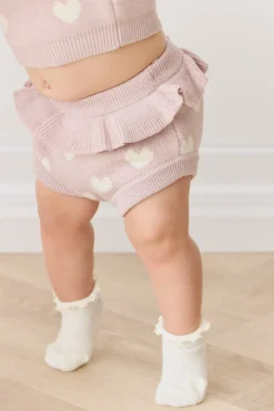 Molly Bloomer - Heart Jacquard Ballerina Marle