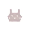 Molly Top - Heart Jacquard Ballerina Marle