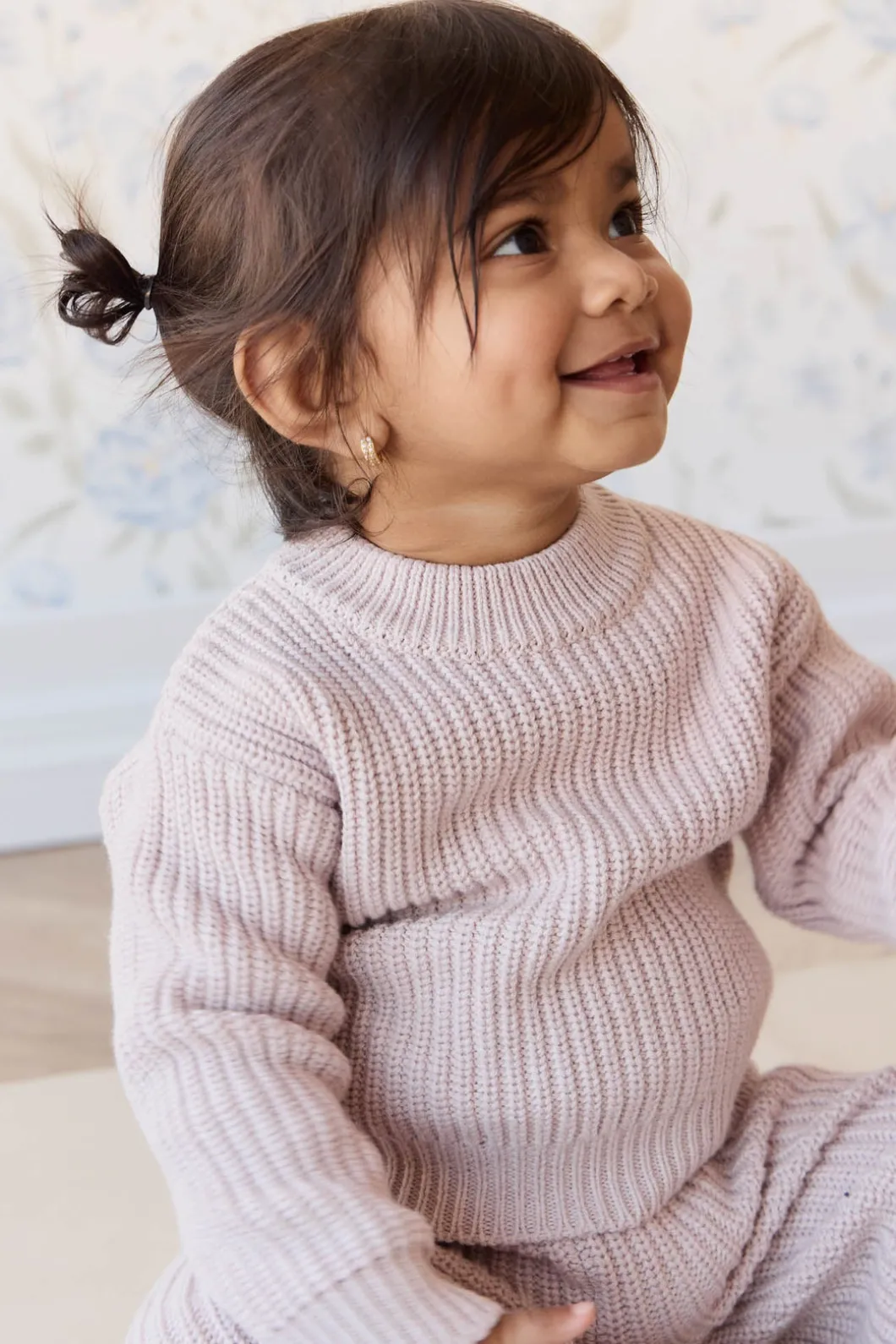 Morgan Jumper - Hushed Pink Marle