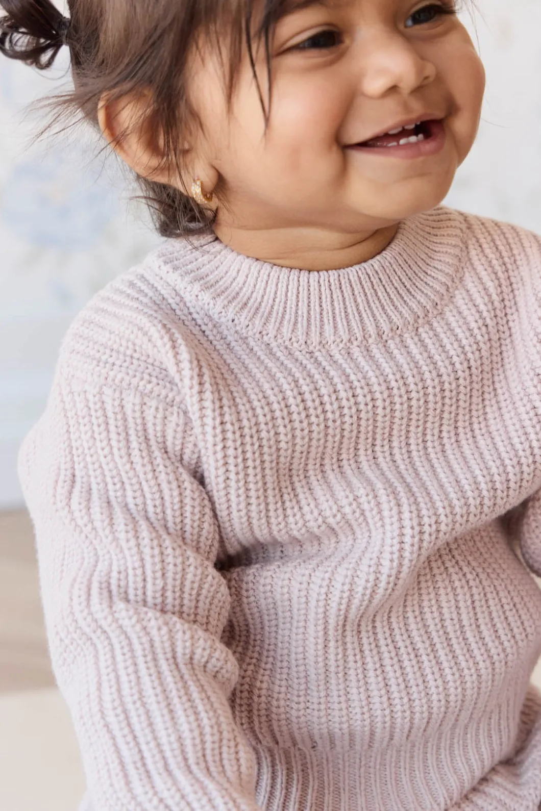 Morgan Jumper - Hushed Pink Marle