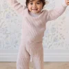 Morgan Pant - Hushed Pink Marle