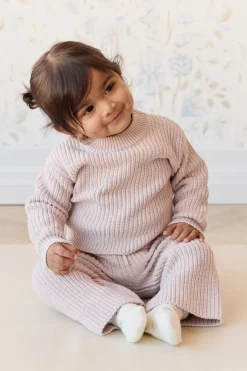 Morgan Pant - Hushed Pink Marle