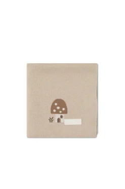 Mushroom Knitted Blanket - Mushroom Knitted Cassava