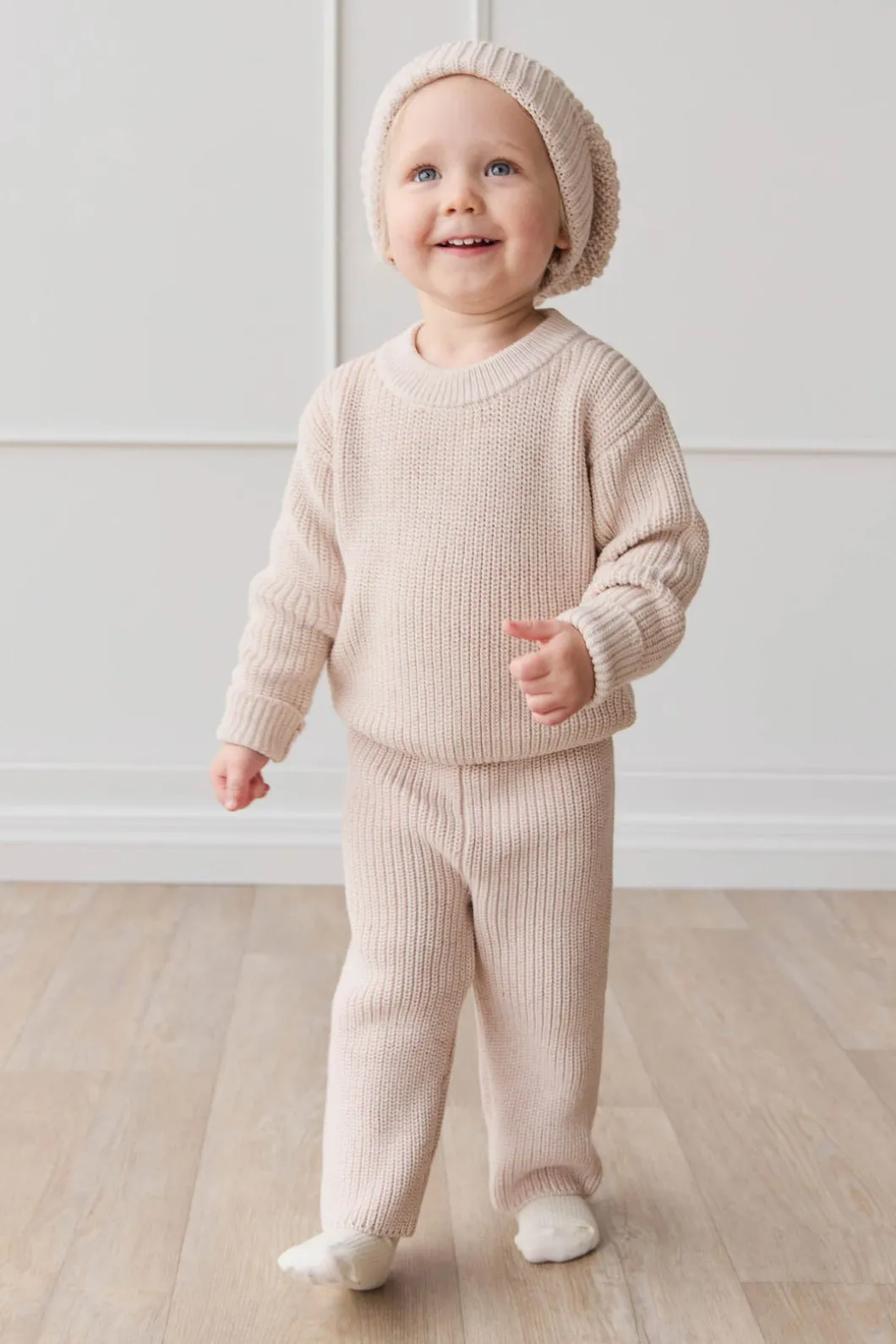 OG Morgan Knit Pant - Blushed Fleck