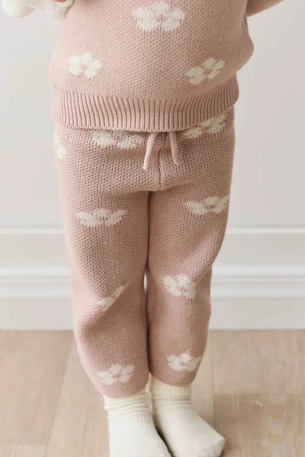 OG Morgan Knit Pant - Frankie Knit Rose