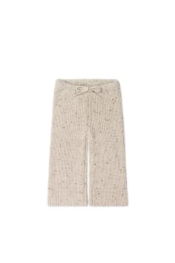 OG Morgan Knit Pant - Oatmeal Balm Wolf Fleck