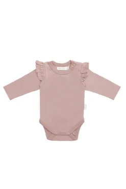 Organic Cotton Ana Bodysuit - Powder Pink