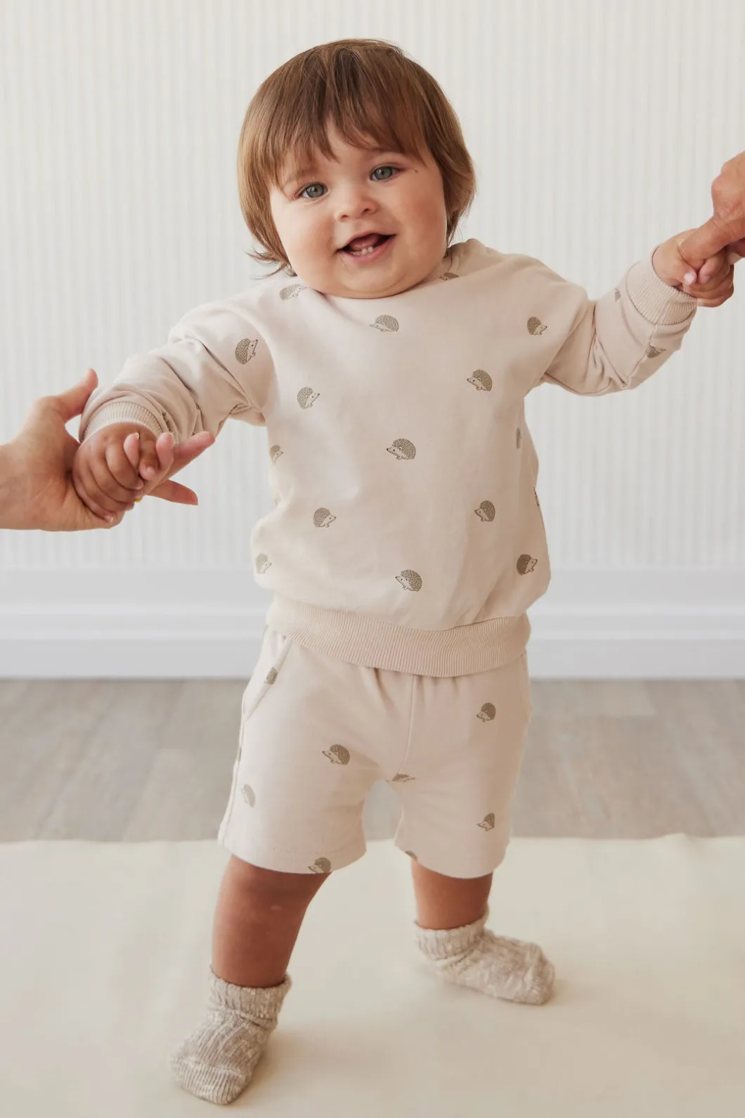 Organic Cotton Andy Short - Henry Hedgehog Birch