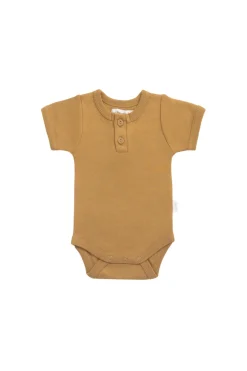 Organic Cotton Benny Tee Bodysuit - Golden