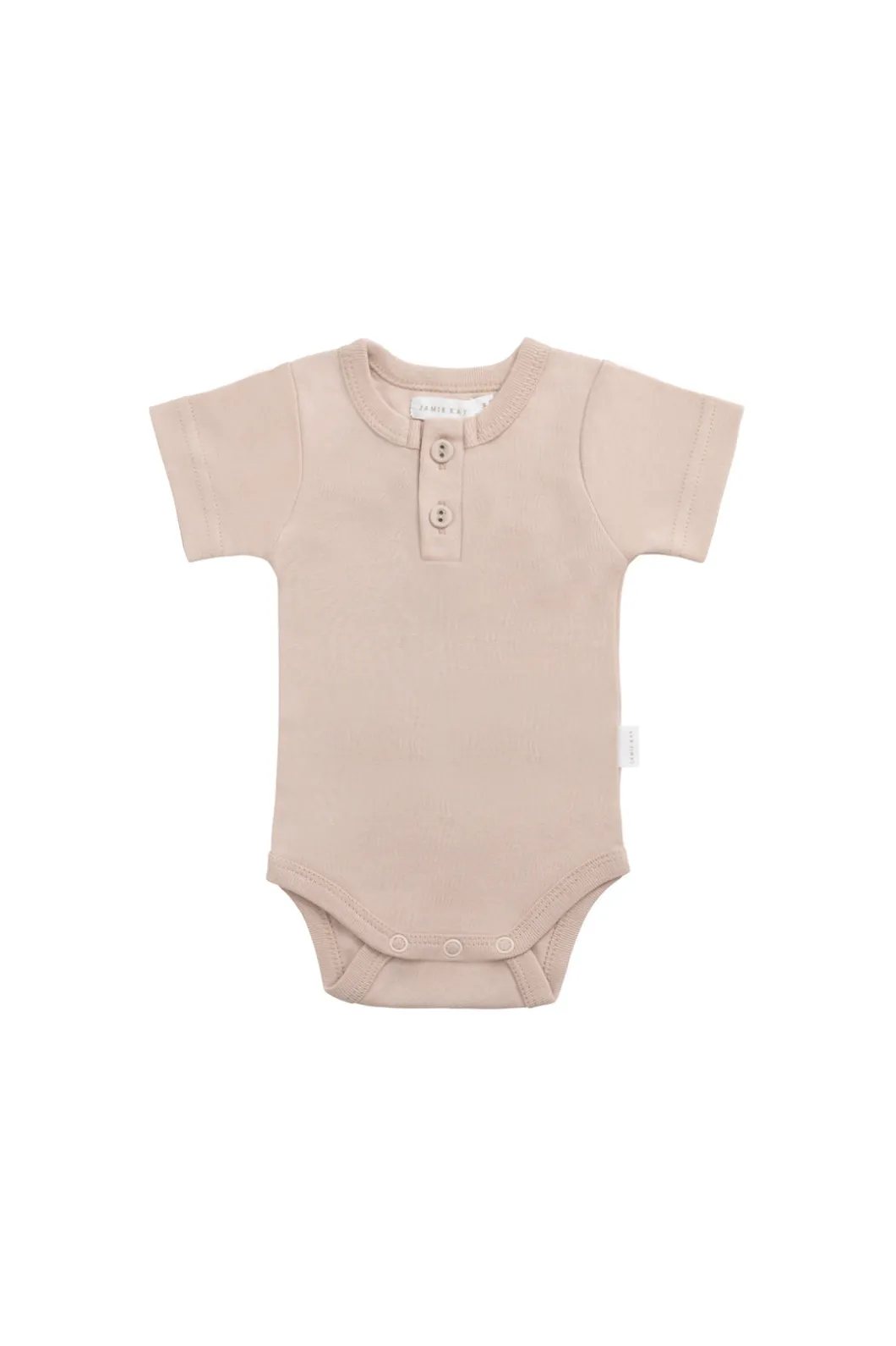 Organic Cotton Benny Tee Bodysuit - Blushing Berry