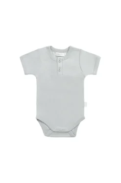 Organic Cotton Benny Tee Bodysuit - Mineral