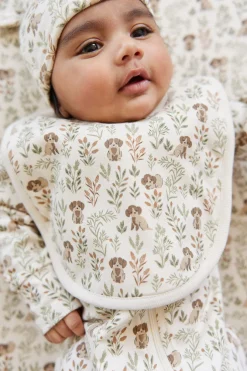 Organic Cotton Bib - Charlie's Backyard