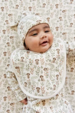 Organic Cotton Bib - Charlie's Backyard