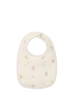 Organic Cotton Bib - Fable Deer Cloud