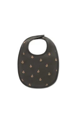 Organic Cotton Bib - Fox Cubs Wolf
