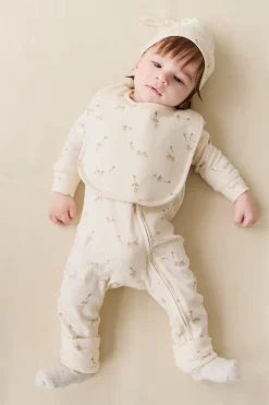 Organic Cotton Bib - Kitten and His Kites