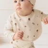 Organic Cotton Bib - Le Champignon