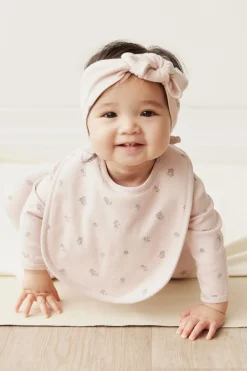 Organic Cotton Bib - Meredith Violet