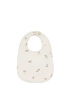 Organic Cotton Bib - Sasha Puppy Tofu