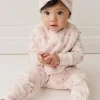 Organic Cotton Bib - Sweet Pea Floral