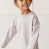 Organic Cotton Bobbie Sweatshirt - Annie Ditzy Violet Ice