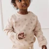 Organic Cotton Bobbie Sweatshirt - Goldie Bouquet Pink Tint