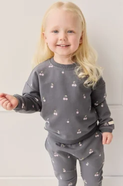 Organic Cotton Bobbie Sweatshirt - Cherry Love Lava