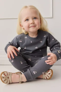 Organic Cotton Bobbie Sweatshirt - Cherry Love Lava