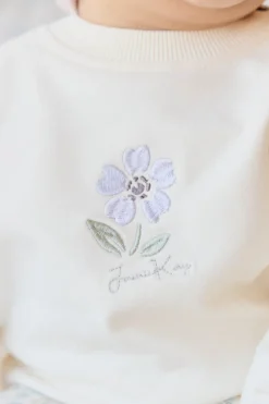 Organic Cotton Bobbie Sweatshirt - Parchment Lola