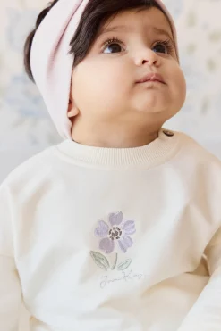 Organic Cotton Bobbie Sweatshirt - Parchment Lola