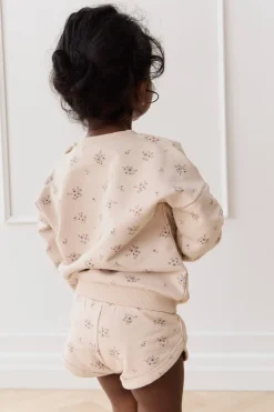 Organic Cotton Bobbie Sweatshirt - Goldie Bouquet Pink Tint
