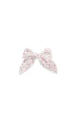 Organic Cotton Bow - Adaline Berries Ballet Pink