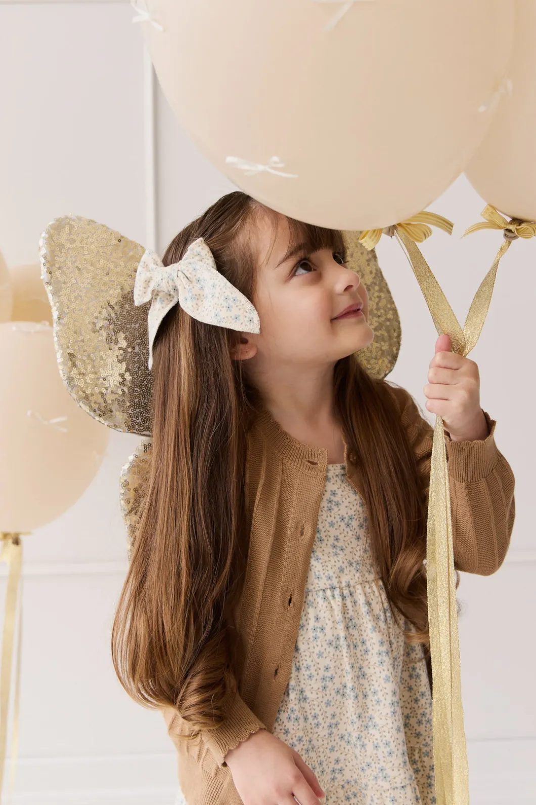 Organic Cotton Bow - Adnola Floral