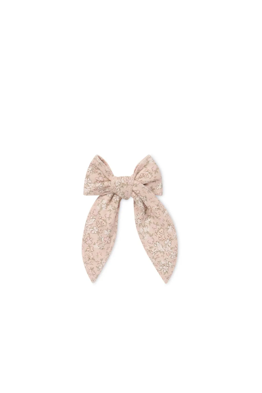 Organic Cotton Bow - Amber Rose