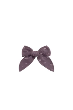 Organic Cotton Bow - Goldie Huckleberry Large