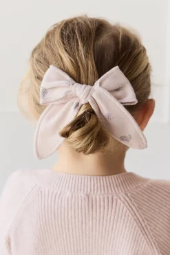 Organic Cotton Bow - Meredith Violet