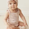 Organic Cotton Bridget Singlet Bodysuit - Meredith Violet