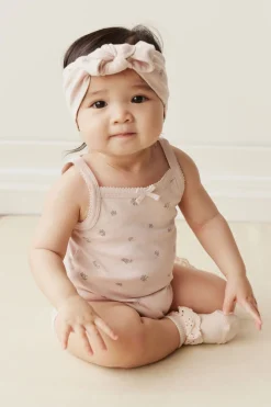 Organic Cotton Bridget Singlet Bodysuit - Meredith Violet